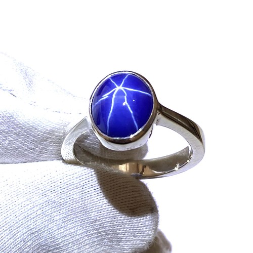 Blue star sapphire gemstone - sapphire,